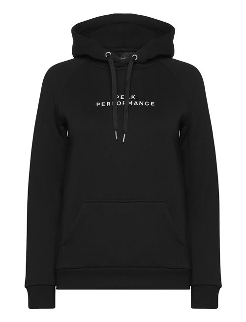 Se Peak Performance W Spw Hoodie Peak Performance Black ved Booztlet