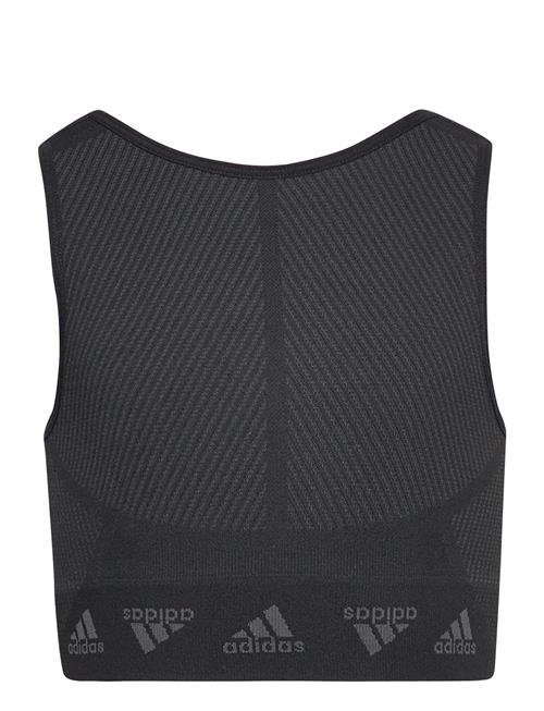 adidas Sportswear Adidas Aeroknit Training Seamless Cropped Tank Top Adidas Sportswear Black