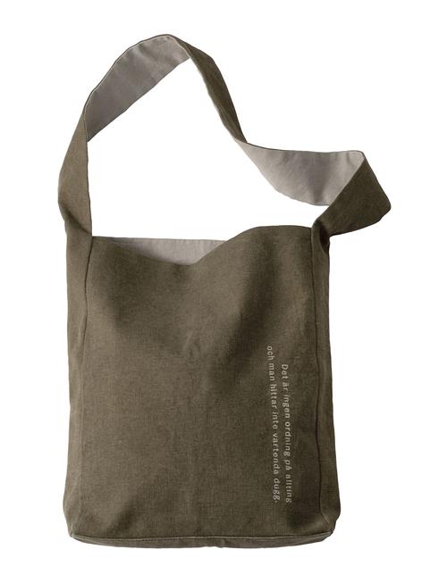 Se Design House Stockholm Astrid Lindgren Tote Bag Design House Stockholm Green ved Booztlet