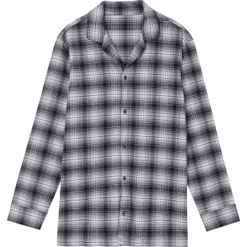 Se Calvin Klein Flannel Sleep LS Button Down Pyjama Rudet bomuld Small Herre ved Timarco