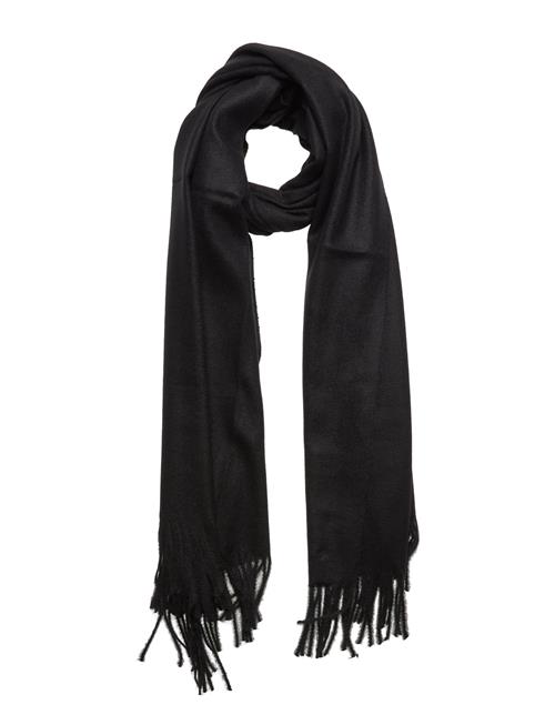 Se Mango Fringed Edge Scarf Mango Black ved Booztlet