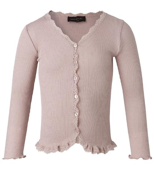 Se Rosemunde Cardigan - Rib - Pudder ved KidsWorld