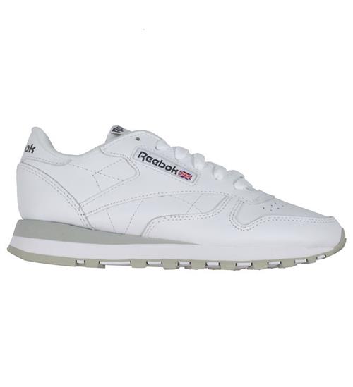 Se Reebok Sko - Classic Leather - Running - Hvid ved KidsWorld