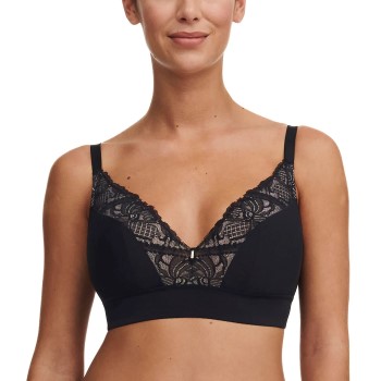 Chantelle Bh Corsetry Wirefree Support T-Shirt Bra Sort B 80 Dame