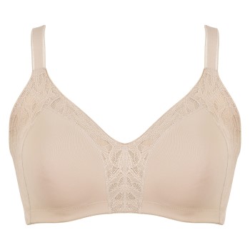 NATURANA Bh Powerlace Minimizer Sidesmoother Soft Bra Beige B 85 Dame