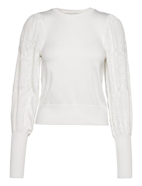 ONLY Onlmelita L/S O-Neck Pullover Knt Noos ONLY White