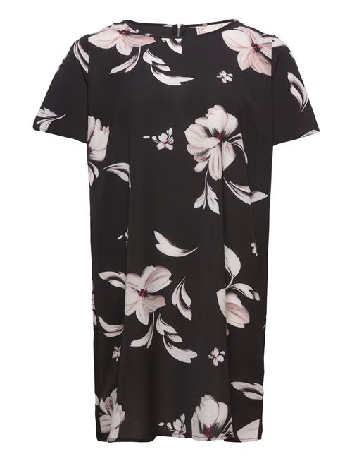 Carlux Ss Tunic Dress Wvn ONLY Carmakoma Black
