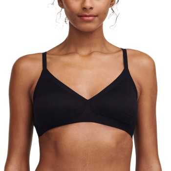 Chantelle Bh Soft Stretch Wirefree Padded Bralette Sort XS/S Dame