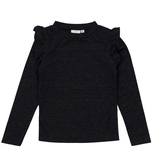 Se The New Bluse - TnIngeborg - Black Beauty m. SÃ¸lvglimmer ved KidsWorld