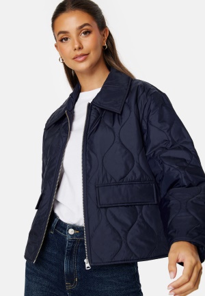 GANT Quilted Collored Jacket Evening Blue L