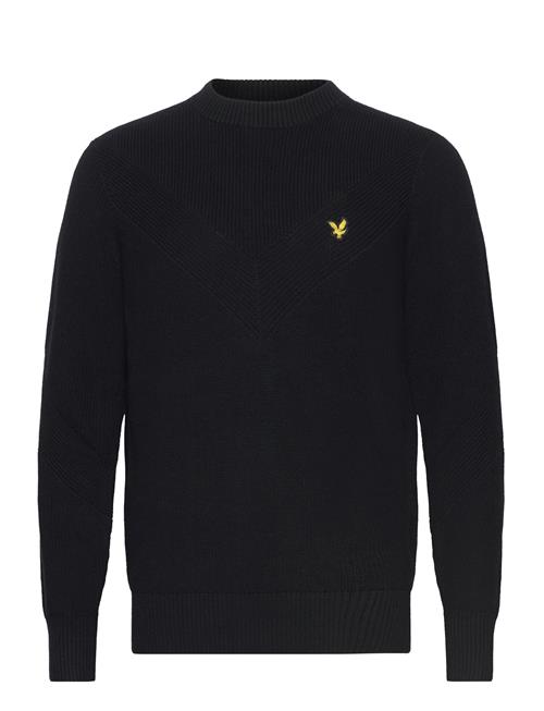 Chevron Knit Lyle & Scott Black