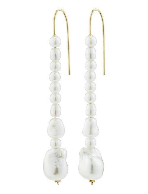 Pilgrim Willpower Pearl Earrings Pilgrim White