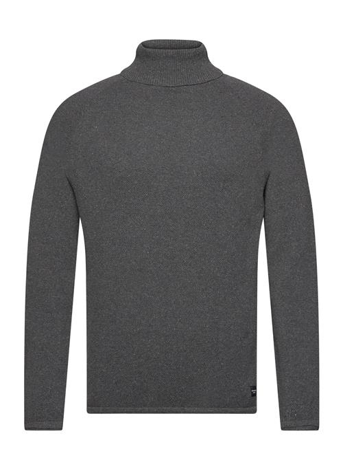 Se Jack & Jones Jjehill Knit Roll Neck Noos Jack & J S Grey ved Booztlet