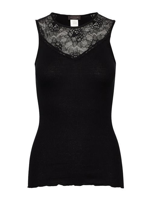 Rosemunde Silk Top Regular W/ Lace Rosemunde Black