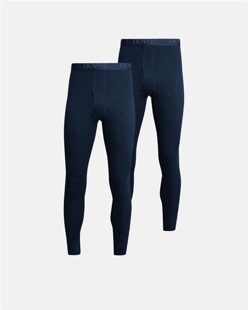 Long johns 2-pak  | 100 økologisk bomuld | Navy