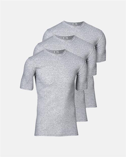 T-shirts "o-neck" 3-pak | 100 bomuld | Grå