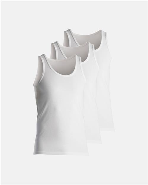 Tanktop | 3-pak | 100 økologisk bomuld | Hvid