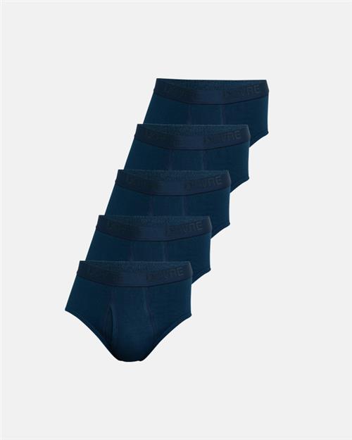 Briefs med gylp | 5-pak | 100 økologisk bomuld | Navy