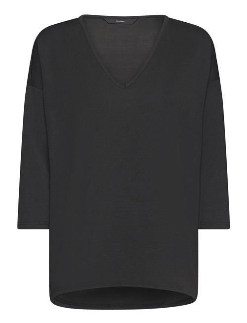 Vero Moda Vmkanva 3/4 V-Neck Top Jrs Vero Moda Black