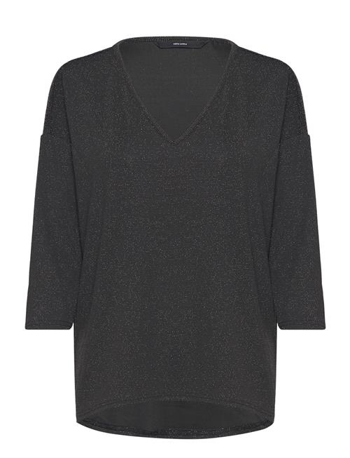 Se Vero Moda Vmkanva 3/4 V-Neck Top Jrs Vero Moda Black ved Booztlet