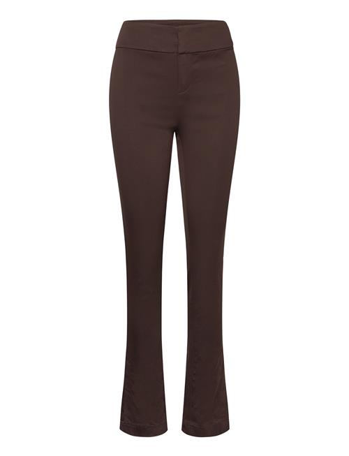 Se Rosemunde Trousers W/ Slit Rosemunde Brown ved Booztlet