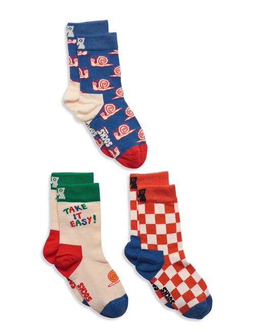 Happy Socks Kids 3-Pack Boozt Gift Set Happy Socks Patterned