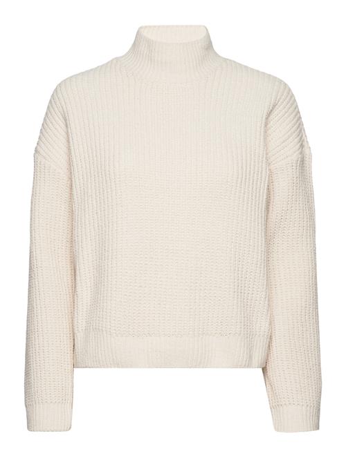 Se Vero Moda Vmkaia Ls Highneck Pullover Bf Vero Moda Cream ved Booztlet