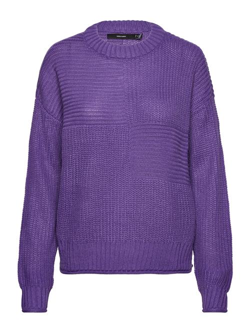 Vero Moda Vmvada Ls O-Neck Pullover Bf Vero Moda Purple