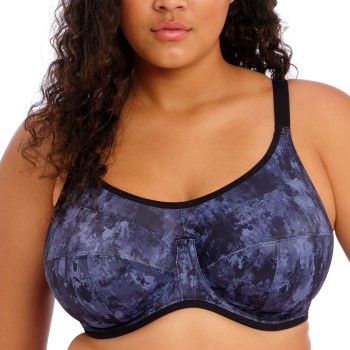 Elomi Bh Energise Underwire Sport Support Bra Violet Mønster E 85 Dame