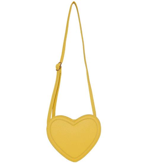 Se Molo Molo Skuldertaske - Heart Bag - Pale Sun ved KidsWorld