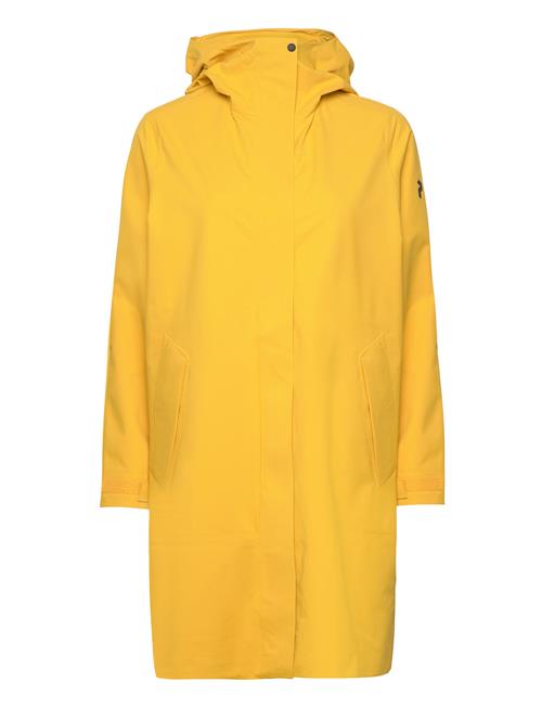 Se Peak Performance W Cloudburst Coat Peak Performance Yellow ved Booztlet