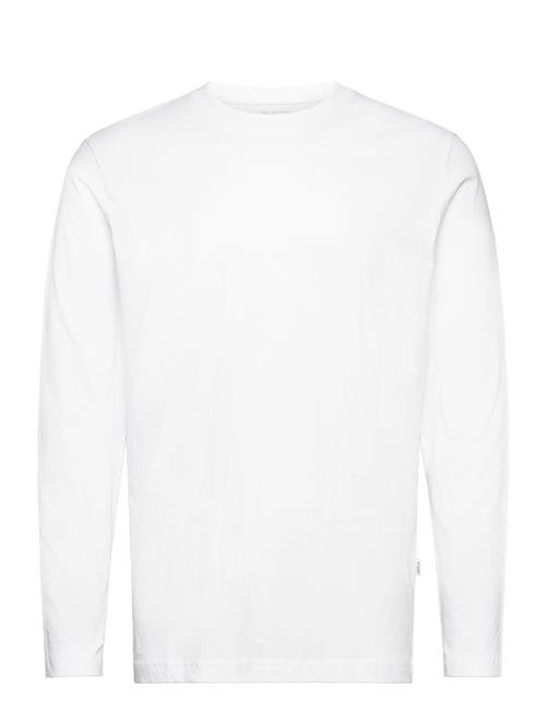 Se Selected Homme Slhaspen Ls O-Neck Tee Noos Selected Homme White ved Booztlet