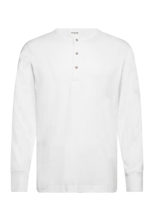 Se Selected Homme Slhphillip Ls Henley Noos Selected Homme White ved Booztlet