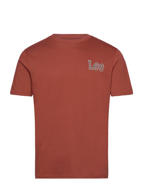 Lee Jeans Essential Ss Tee Lee Jeans Red