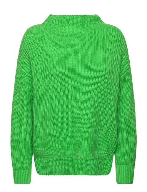 Slfselma Ls Knit T-Neck Selected Femme Green