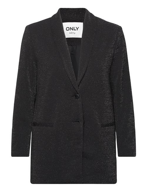 Se ONLY Onllippa-Alya L/S Loose Glit Blazer Tlr ONLY Black ved Booztlet