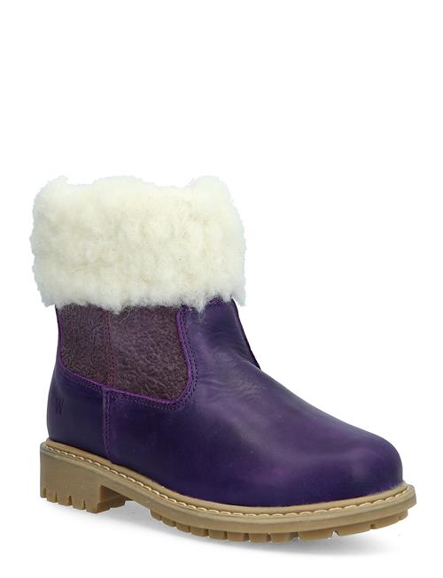 Se Wheat Timian Wool Top Boot Wheat Purple ved Booztlet