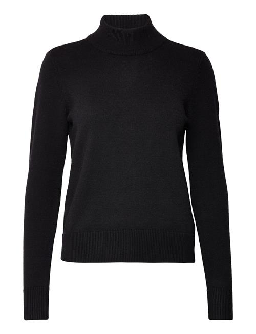 Vila Viril Crewneck L/S Knit Top - Vila Black