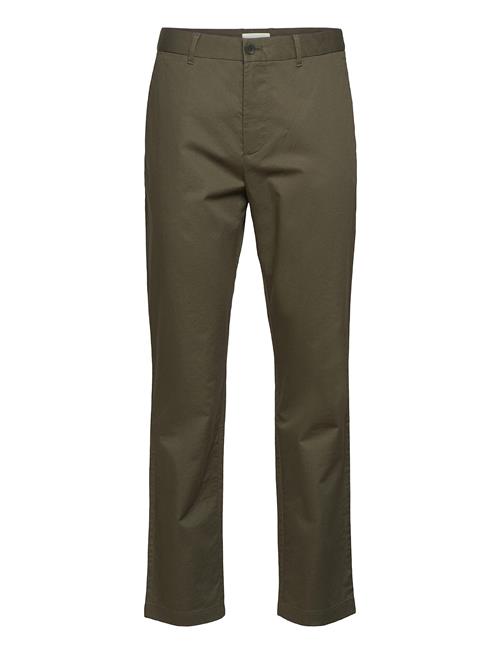 Se Marcus Light Twill Trousers WOOD WOOD Green ved Booztlet