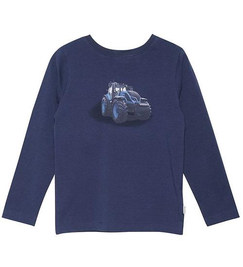 Se Minymo Bluse - Vendbar - Navy Night m. Traktor ved KidsWorld