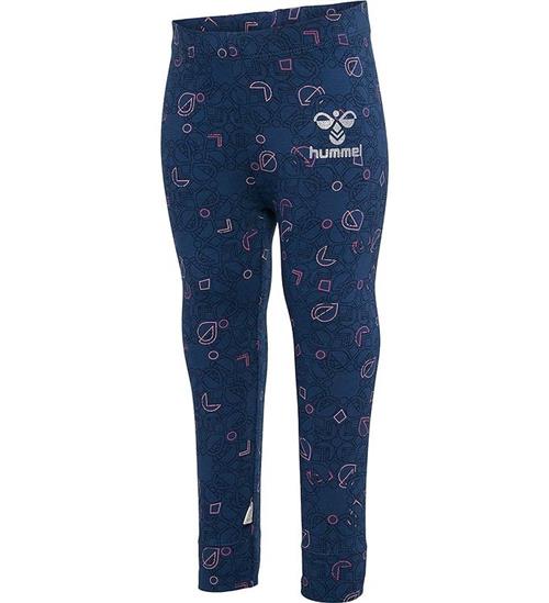 Hummel Hummel Leggings - hmlFia - Sargasso Sea m. SÃ¸lvglimmer