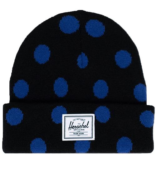 Se Herschel Herschel Hue - Strik - Elmer Kids - Black/Bluing Dots ved KidsWorld