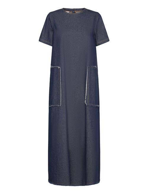 Object Objharlow S/S Long Dress E Div Object Blue