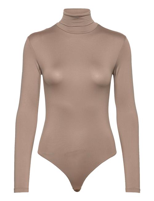 H2O Fagerholt Elegant High Neck Bodystocking H2O Fagerholt Brown