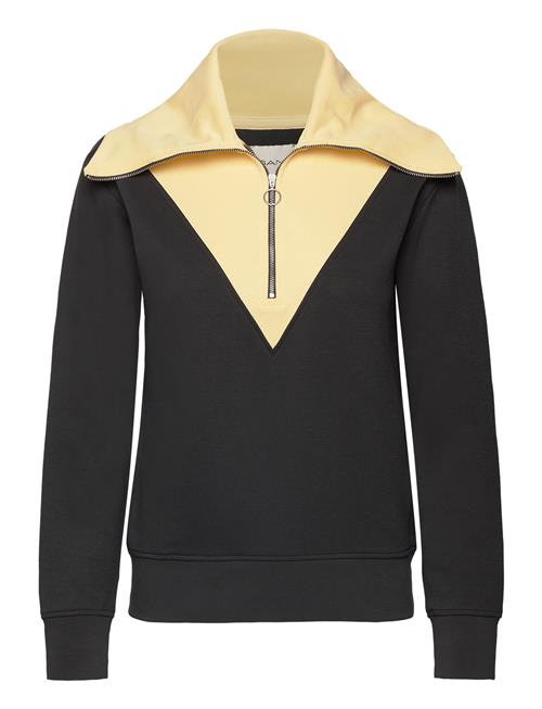 GANT Reg Half Zip Color Block Sweat GANT Black