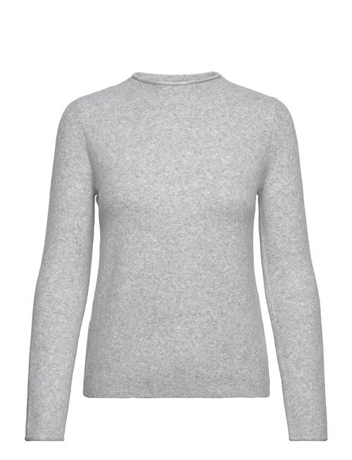 Mango High Collar Sweater Mango Grey