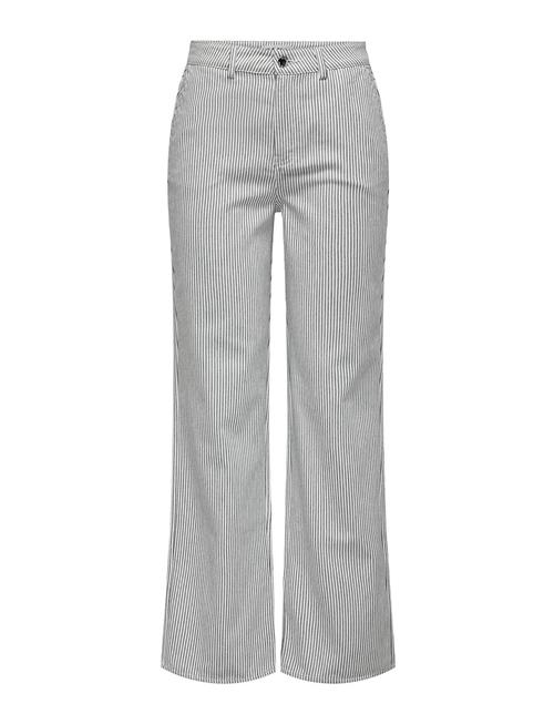 ONLY Onlmerle Hw Straight Stripe Pant Cc Pnt ONLY Grey