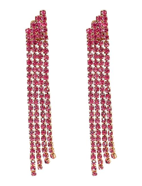 Pipol's Bazaar Mia Earring Gold Pipol's Bazaar Pink