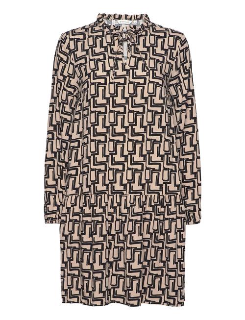 Tom Tailor Feminine Printed Dress Tom Tailor Beige