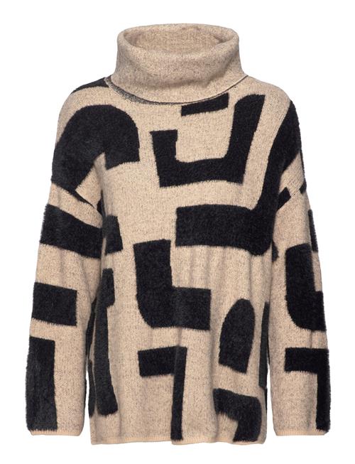 Tom Tailor Knit Intarsia Pullover Tom Tailor Beige